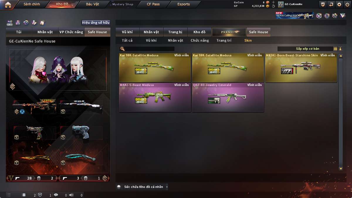 shop acc cf uy tin gia re